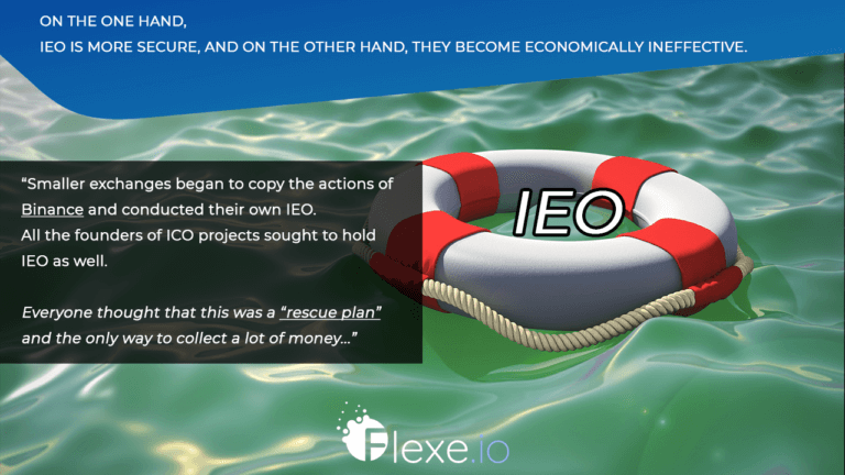 on the one hand, IEO is more secure, and on the other hand, they become economically ineffective.